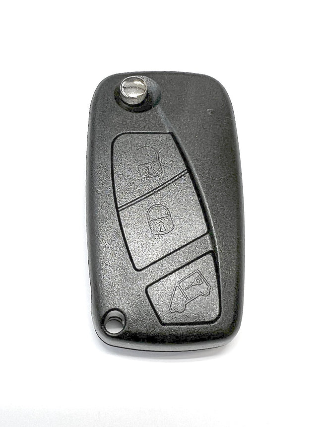 RFC 3 button flip key case for Fiat Ducato remote fob 2002 2003 2004 2005 2006 - back battery cover