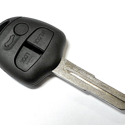 RFC 3 button key casing for Mitsubishi Outlander Shogun Lancer Warrior fob MIT8 blade