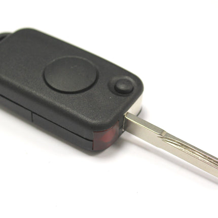 RFC 1 button flip key case for Mercedes C S SL Class remote infra red HU64 blade W202 W124 R129 