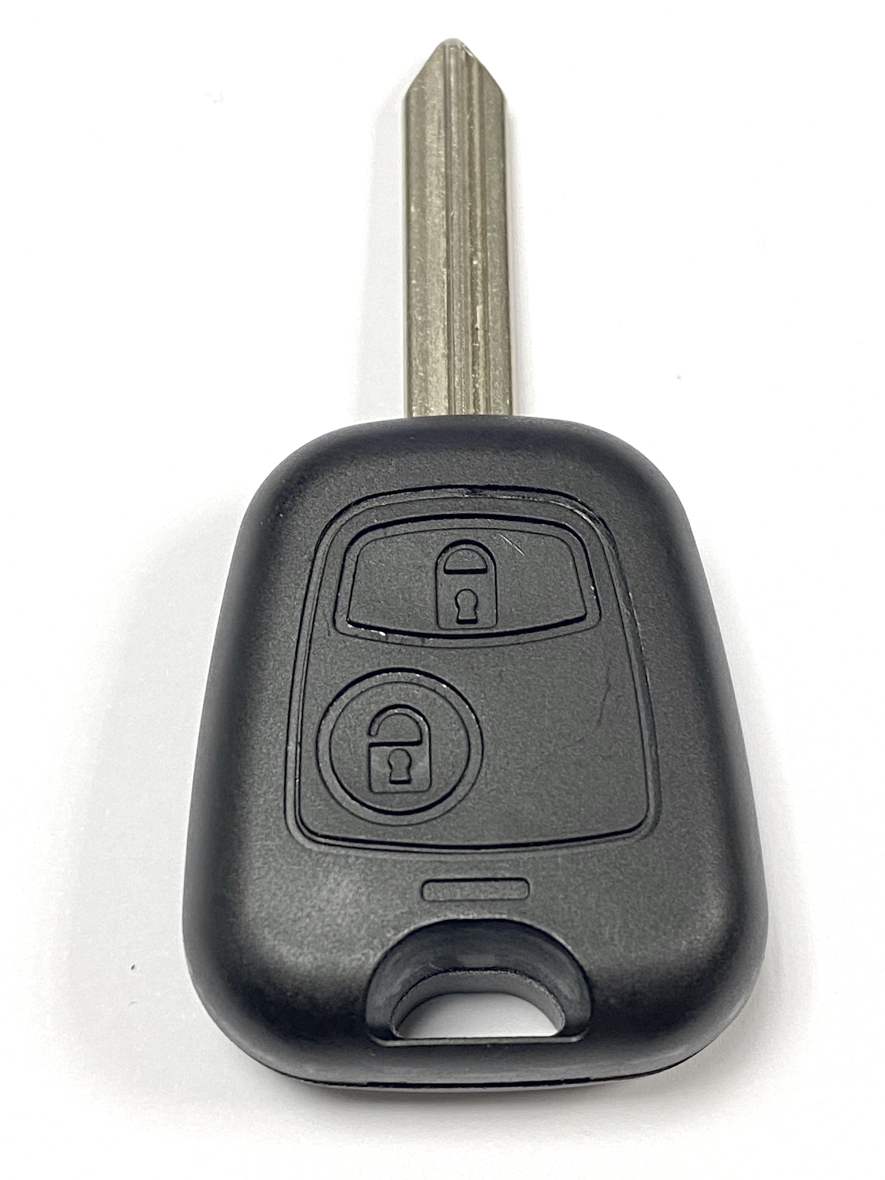 Telecomando Chiave Auto 2 Pulsanti 433MHz Per Citroen Saxo Picasso Xsara Berlingo, Lama Non Tagliata