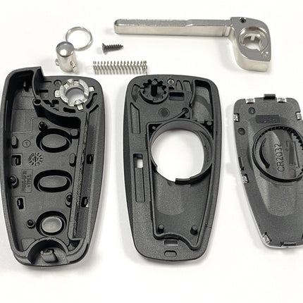 RFC 3 button flip key case for Ford Transit Custom Tourneo MK8 remote 2013 2014 2015 2016 2017 2018 2019 2020