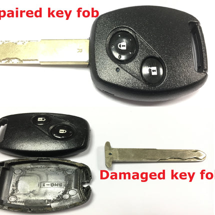 Repair service for Honda Accord Civic Jazz CRV 2 or 3 button remote key