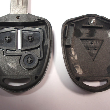 Replacement 2 button key case for Mitsubishi Outlander L200 Shogun Lance remote left groove