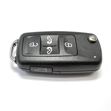 Replacement 5 button flip key case for Volkswagen Transporter Shuttle T6 remote 