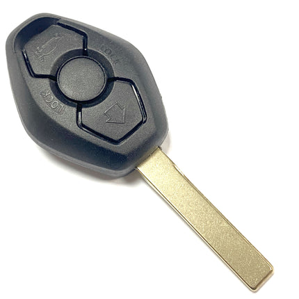 RFC 3 button key case for BMW E46 3 Series 3 remote fob 2001 - 2006 HU92 blade profile