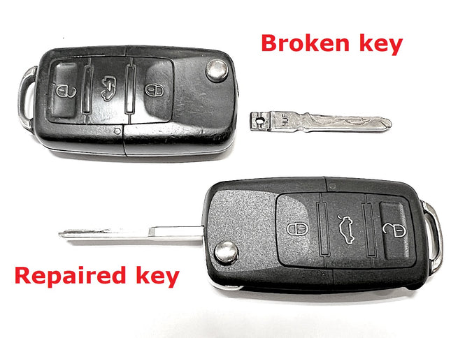 Repair service for VW Volkswagen Crafter 3 button flip key 2006 2007 2008 2009 2010 2011 2012 2013 2014 2015 2016 2017