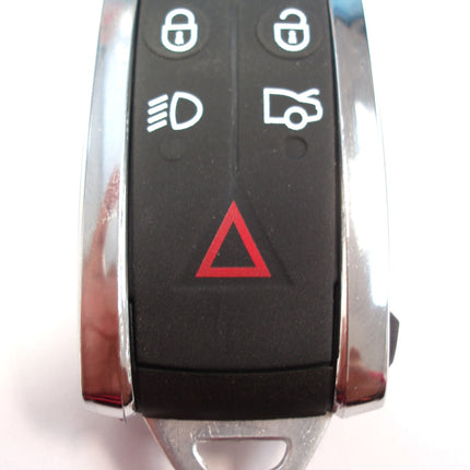 RFC 5 button case housing for Jaguar XK remote key fob keyless start 2006 2007 2008 2009 2010 2011 2012 2013 2014