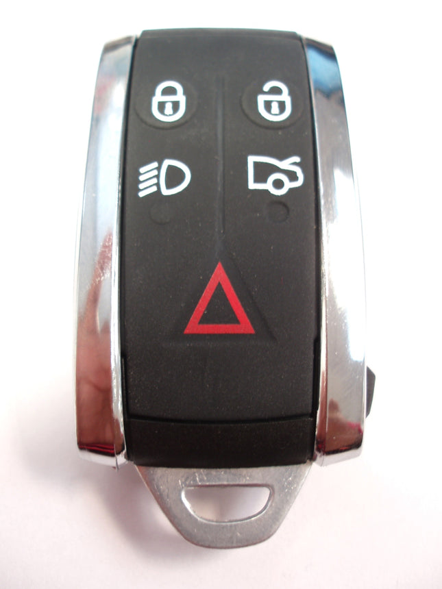 RFC 5 button case housing for Jaguar XK remote key fob keyless start 2006 2007 2008 2009 2010 2011 2012 2013 2014