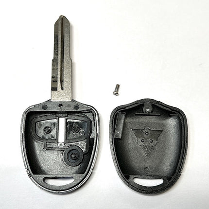 RFC 3 button key casing for Mitsubishi Outlander Shogun Lancer Warrior fob MIT8 blade