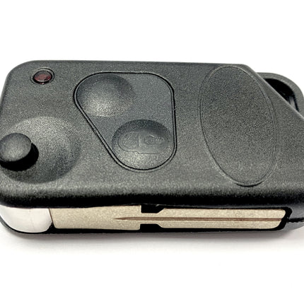 RFC 2 button flip key case for Range Rover P38 remote fob Land Rover 1994 1995 1996 1997 1998 1999 2000 2001 2002