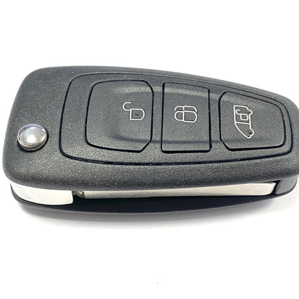 RFC 3 button remote flip key remote for Ford Transit Custom 2014 2015 2016 Van 434mhz 4D63 80bit 4D83 transponder