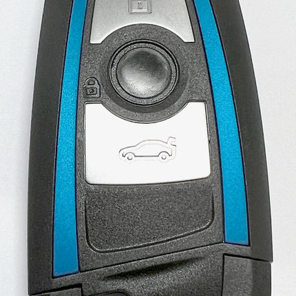 RFC 3 button case for BMW 4 Series F32 F33 F36 M Sport Blue surround remote fob 2013 2014 2015 2016 2017 2018 2019 2020 2021