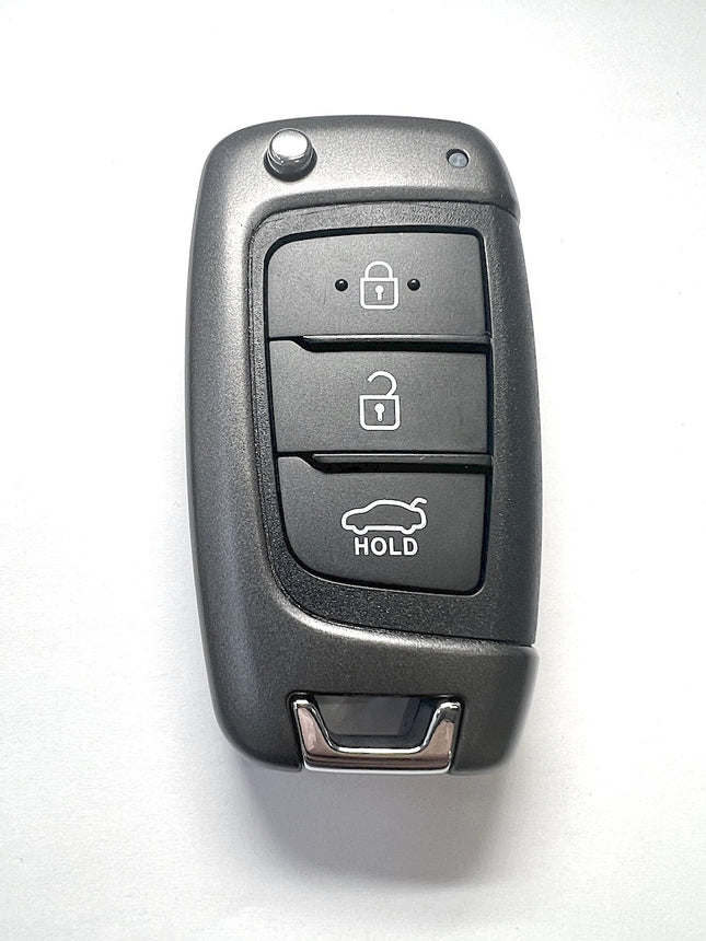 RFC 3 button flip key case for Hyundai i30 remote 2017 2018 2019 2019 2020 HYB14 blade