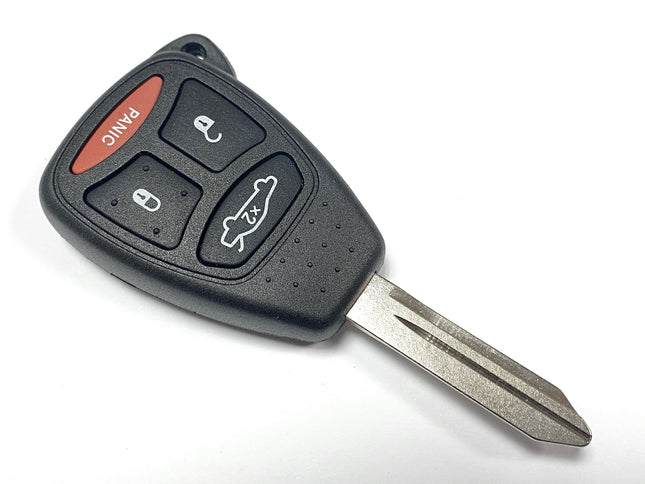RFC replacement 3 + 1 button key case for Chrysler Dodge 300C remote key fob