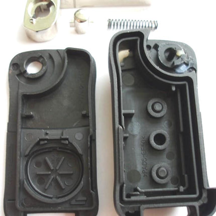 RFC 2 button flip key case for Porsche Cayenne 957 remote fob 2003 2004 2005 2006 2007 2008 2009 2010
