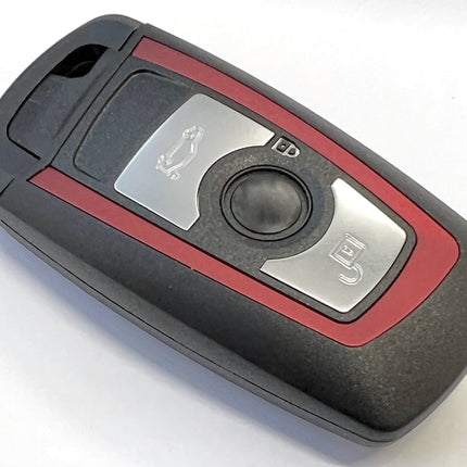RFC 3 button case for BMW 4 Series F32 F33 F36 Sport Red surround remote fob 2013 2014 2015 2016 2017 2018 2019 2020 2021