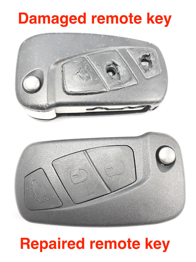 Repair service for Iveco Daily MK4 3 button remote flip key 2006 2007 2008 2009 2010 2011