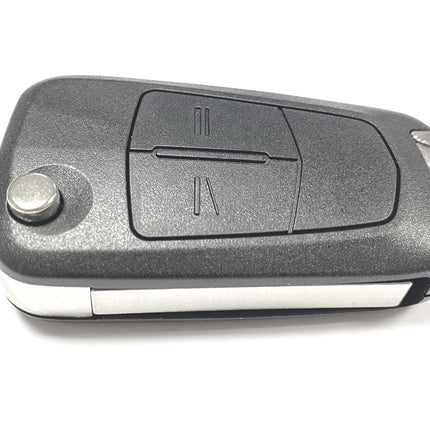 RFC 2 button flip key case for Vauxhall Vectra C remote fob 2005 2006 2007 HU100 blade