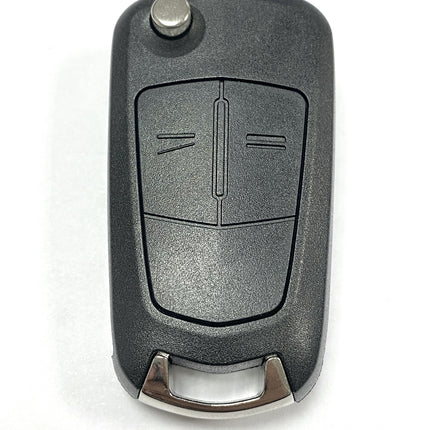 RFC 2 button flip key case for Vauxhall Vectra C remote fob 2005 2006 2007 HU100 blade