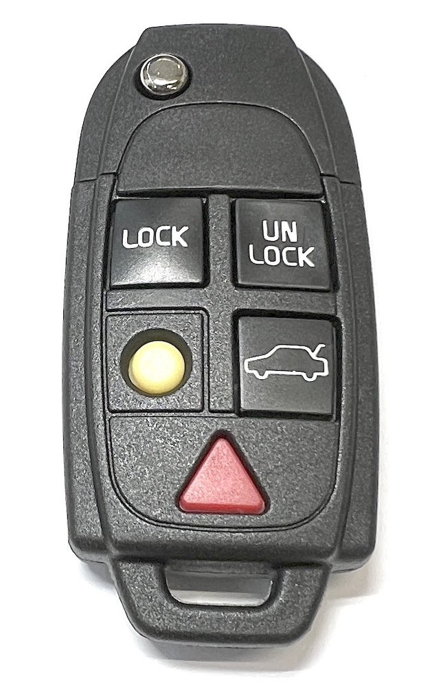 RFC 5 button flip key fob case for Volvo S60 S80 XC90 remote key