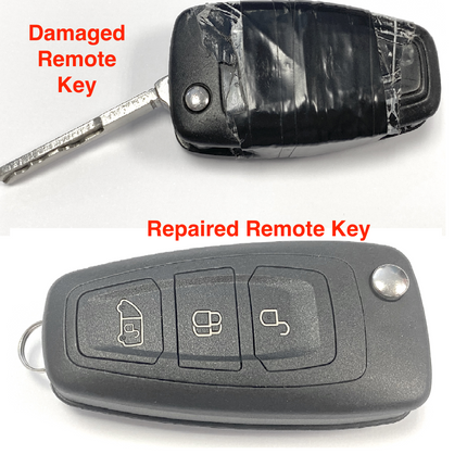 Repair service for Ford Transit Custom Connect 3 button remote flip key 2014 2015 2016 2017 2018 2019 2020 2021 Mark 8