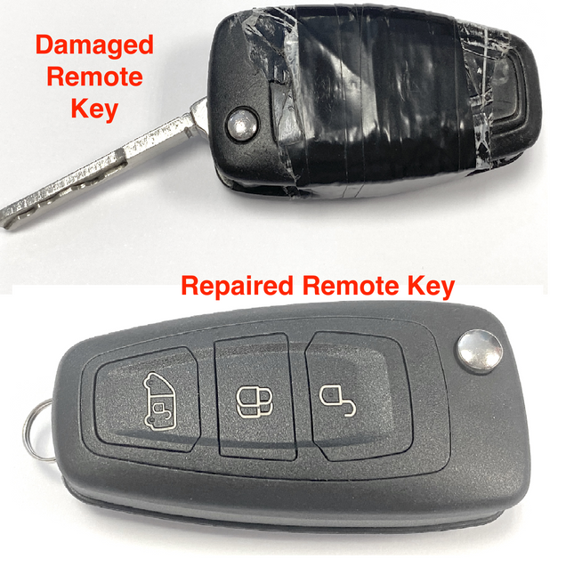 Repair service for Ford Transit Custom 3 button remote flip key 2014 2015 2016 2017 2018 2019 2020 2021 Mark 8