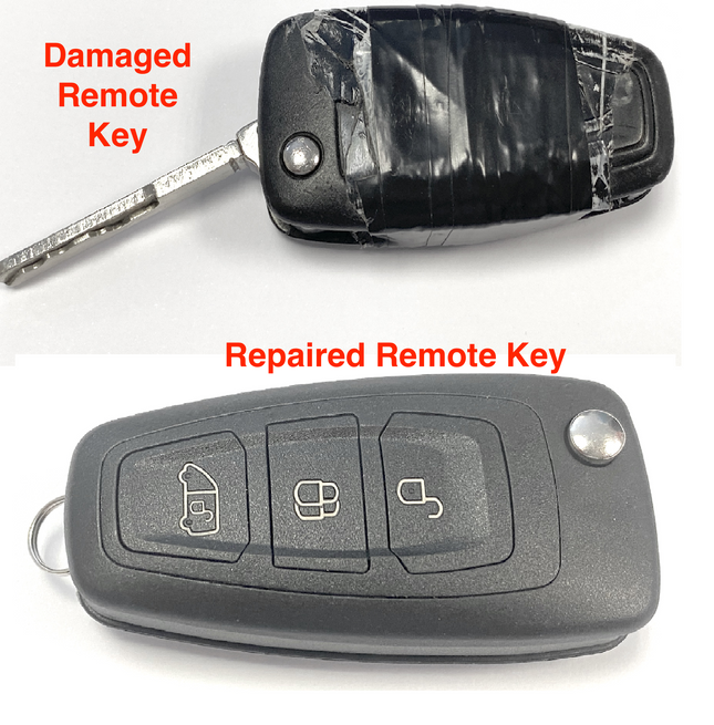 Repair service for Ford Transit Custom Connect 3 button remote flip key 2014 2015 2016 2017 2018 2019 2020 2021 Mark 8