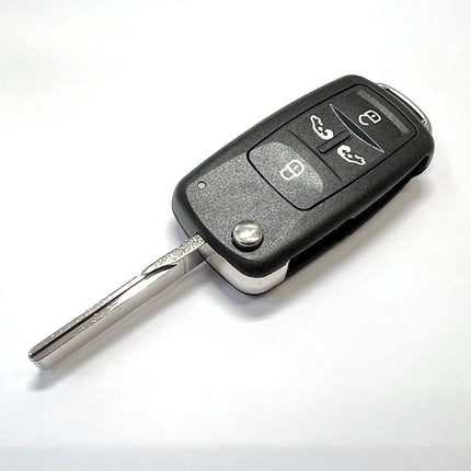 Replacement 5 button flip key case for VW Volkswagen Sharan 7N 2010+ remote fob