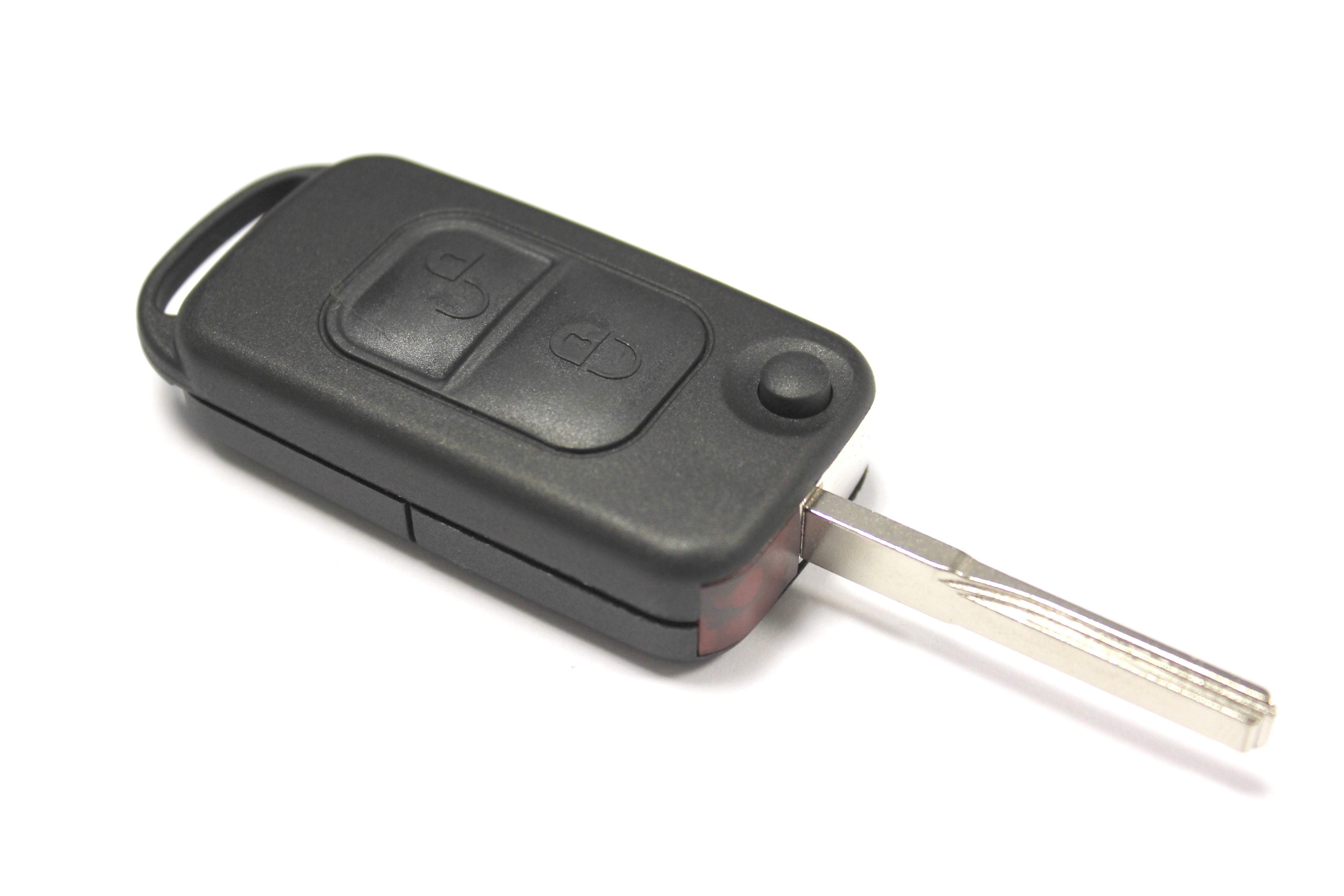 RFC 2 button flip key case for Mercedes A class W168 remote infra red –  Remotefobcentre