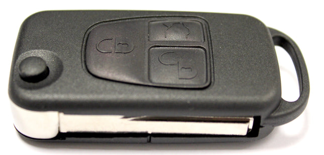 Replacement 3 button flip key case for Mercedes ML class remote key 1997 1998 1999 2000 2001 2002 2003 2004 2005