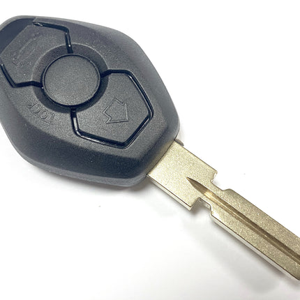 RFC 3 button key case for BMW E39 5 Series 3 remote fob 1996 1997 1998 1999 2000 2001 2002 2003 HU58 blade profile