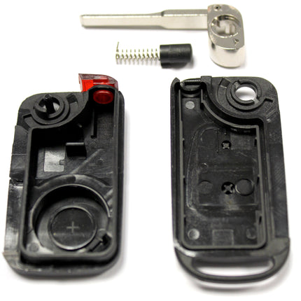RFC 2 button flip key case for Mercedes A class W168 remote infra red 1997 1998 1999 2000 2001 2002 2003 2004