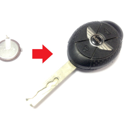 Repair service for Mini Cooper S 3 button remote key fob battery replacement 2003 2004 2005 2006 2007