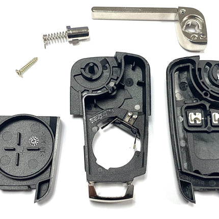 RFC 2 button flip key case for Vauxhall Opel Mokka 2012 - 2019 remote fob