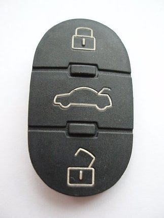 RFC 3 button remote pad for Audi A2 A3 A4 A6 TT flip key oval shape 1999 2000 2001 2002 2003 2004