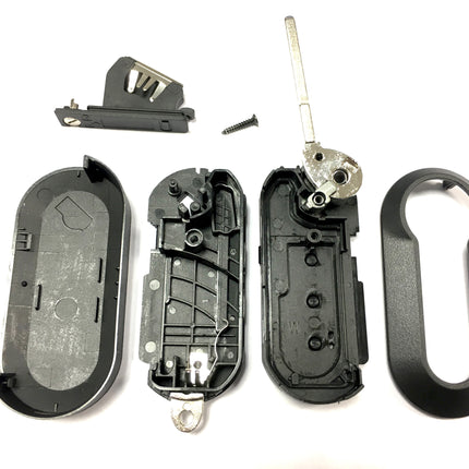 RFC 3 button flip key case for Vauxhall Combo D remote fob van 2011 2012 2013 2014 2015 2016 2017 Opel