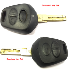 Repair refurbishment service for Porsche 911 Boxster S 3 button remote key fob 1998 1999 2000 2001 2002 2003 2004