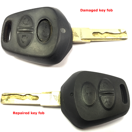 Repair refurbishment service for Porsche 911 Boxster S 3 button remote key fob 1998 1999 2000 2001 2002 2003 2004