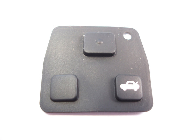 RFC 3 button rubber pad for Toyota Avensis Corolla Rav4 Yaris 2 or 3 button remote key fob