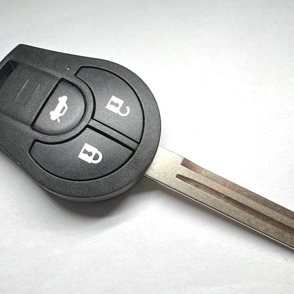 RFC 3 button key case for Nissan Micra K13 Juke remote key NSN14 blade 2010 - 2014