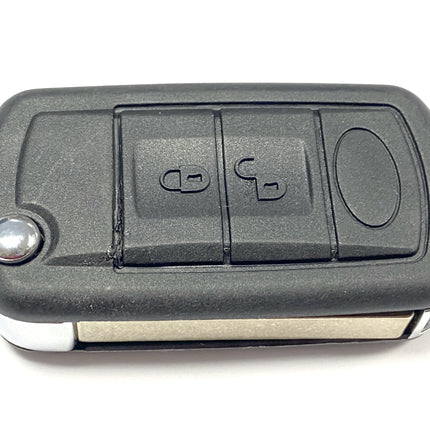 RFC 3 button flip key case for Land Rover Discovery 3 remote fob 2004 - 2009 HU101 blade