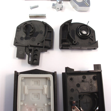 RFC 4 button flip key case for Mazda MX5 remote fob MAZ24 blade 2005 2006 2007 2008 2009 2010 2011